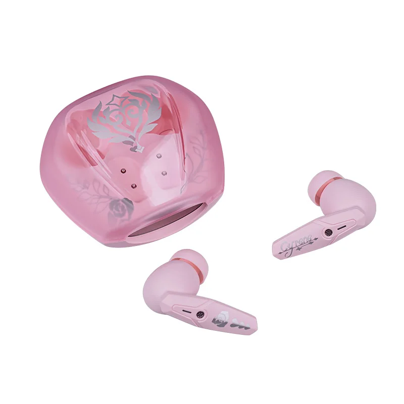 

Game Honkai: Star Rail Headphone Cyrene Customized Bluetooth 5.3 TWS Headset Cosplay Active Noise Cancellation Earbuds with Bag