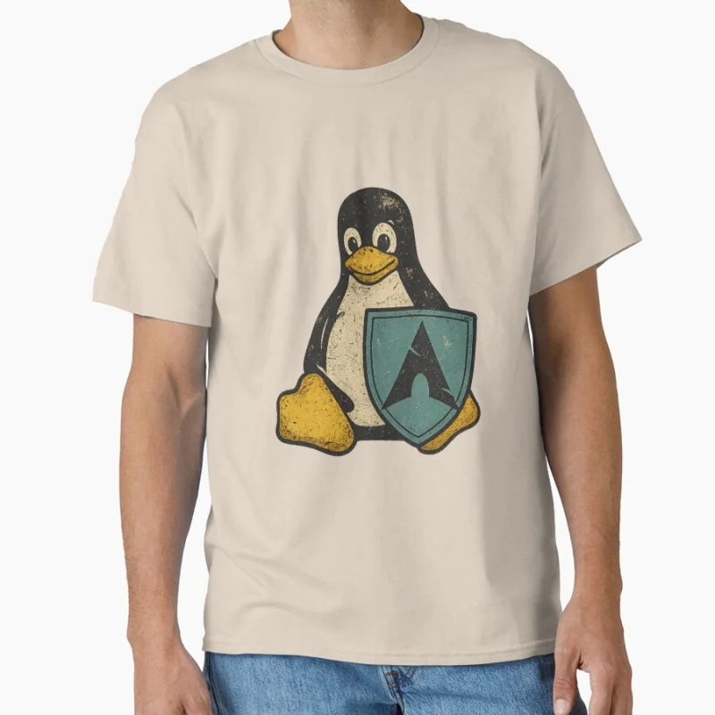 مضحك لينكس TUX قوس البطريق نظام مبرمج المشرف الفكاهة أجهزة الكمبيوتر الأجهزة مهندس هدية تي شيرت بلايز كبيرة الحجم