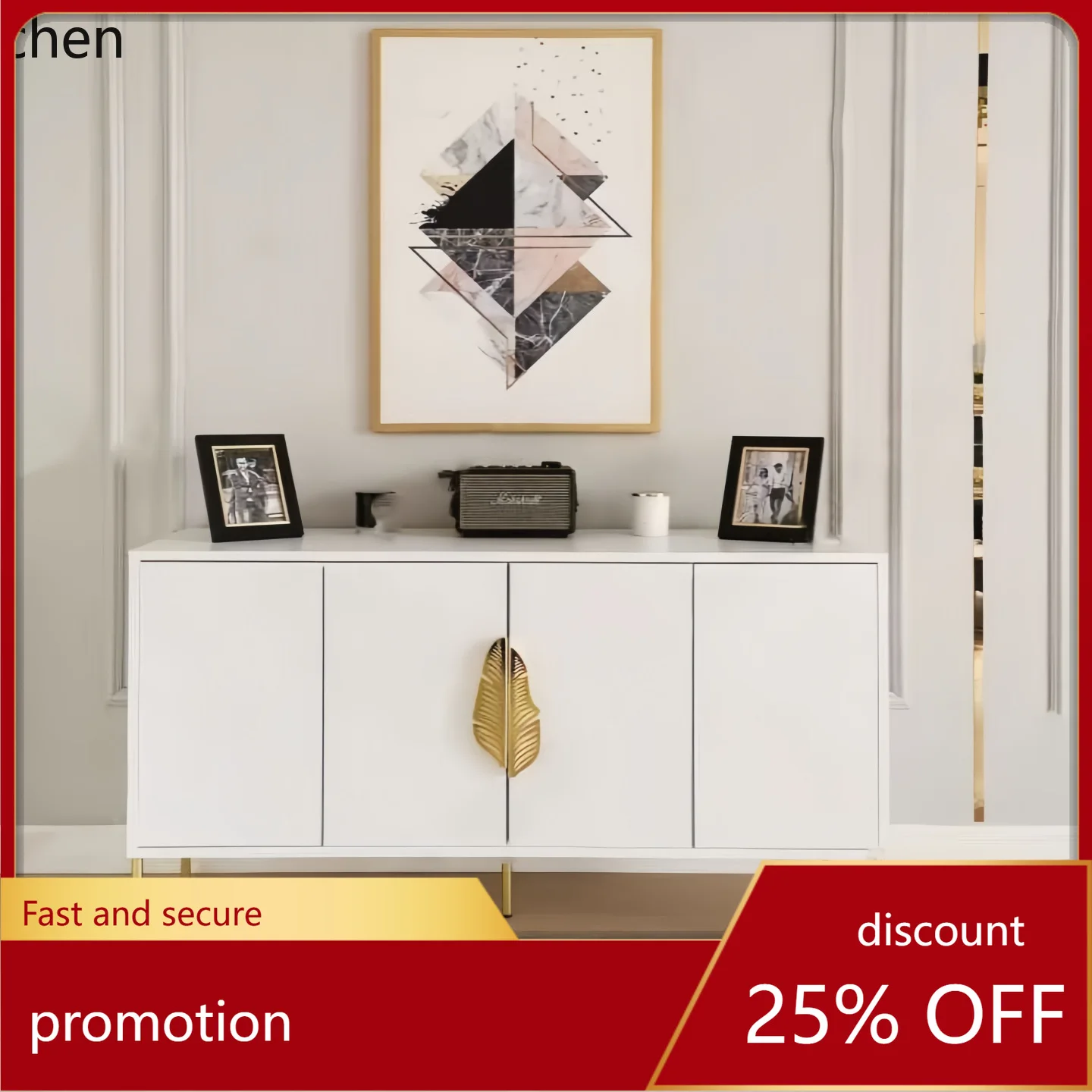 

HXL Entryway Cabinet Luxury Sideboard Storage Cabinet Wall-Mounted Storage Tea Cabinet