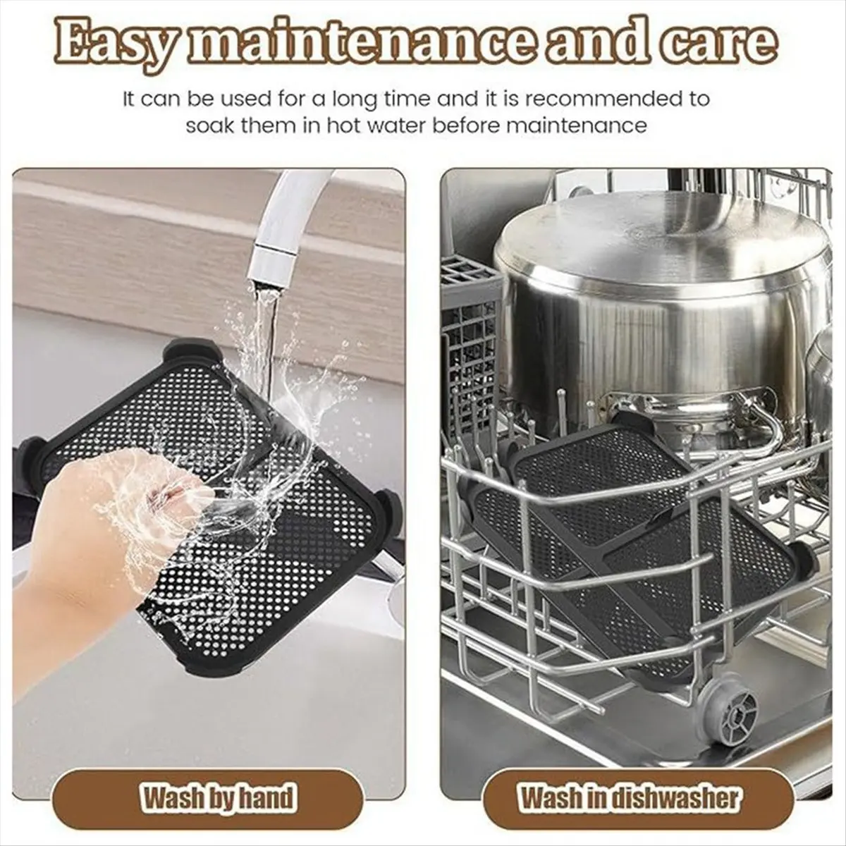 2026 Trend Air Fryer Splash Guard for Air Fryer Reusable Silicone Air Fryer Splash Guard Kitchen Accessories