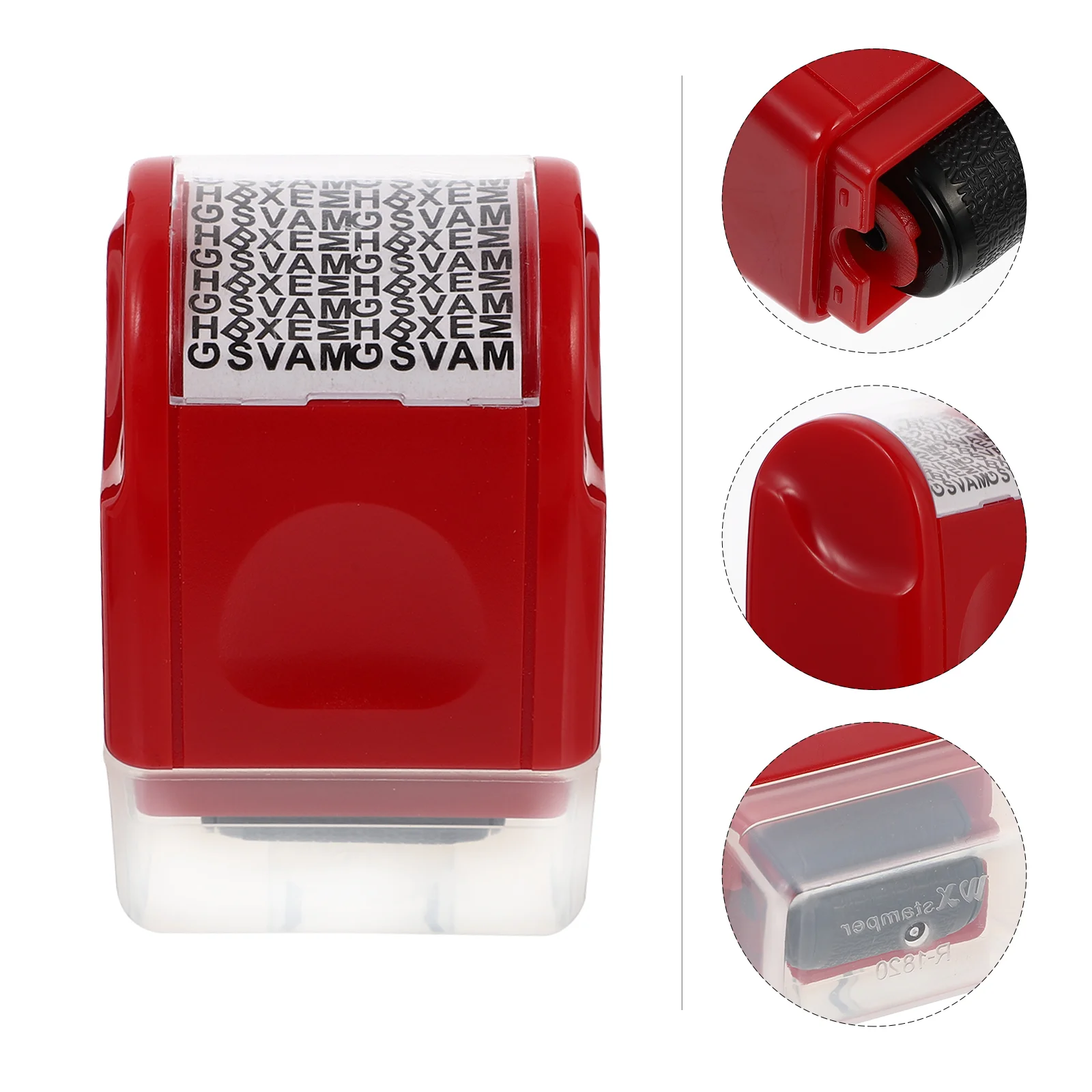 

Stamp Confidentiality Seal Men and Women Lanyard for Camera Business Stamps Plastic Information Roller