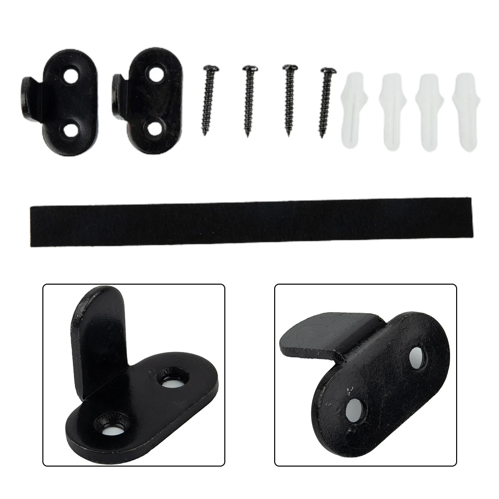 Swing Stopper Guide Bottom Flat High Quality Practical To Use Stay Roller 2 Set Adjustable Barn Door Bottom Floor