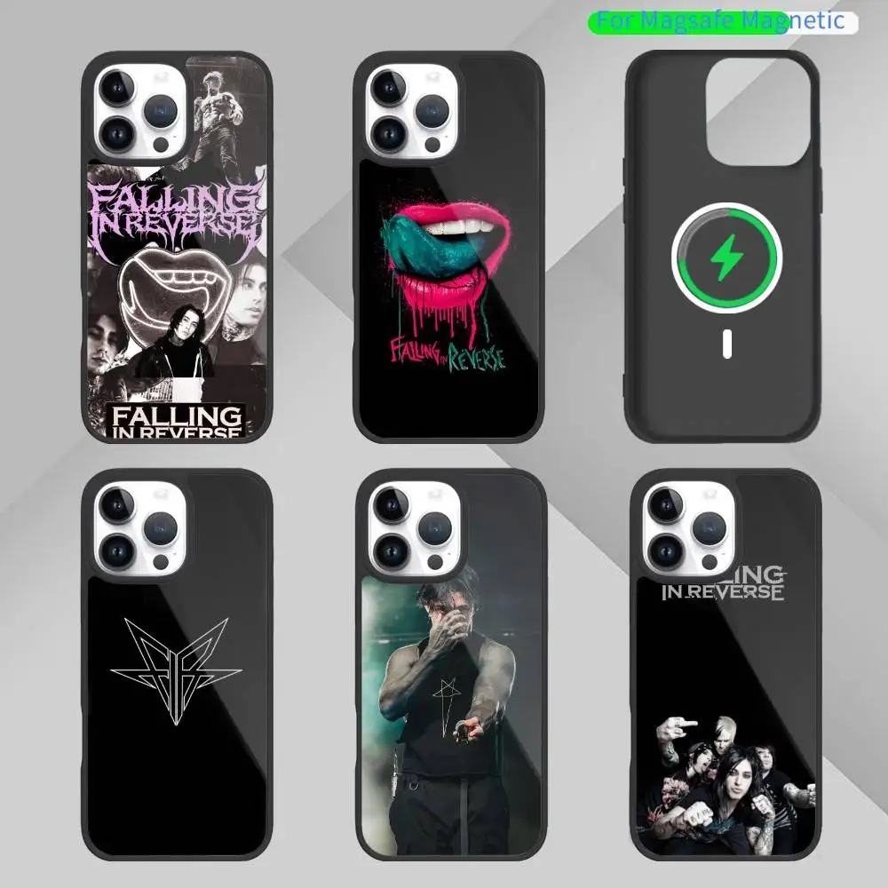 

Band F-Falling In R-Reverse Phone Case For iPhone 17,16,15,14,13,Pro,Max,Plus,Magnetic For Magsafe Wireless Charging