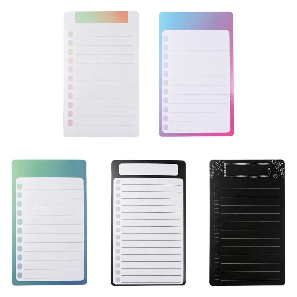Shopping List Planner Magnetic Fridge Notepad Grocery Sticker Whiteboard Magnetic Memo Sticker PET To Do List
