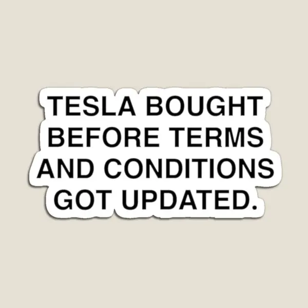 Tesla Bumper Sticker Elon Musk  Magnet Holder  Kids Cute for Fridge Organizer Baby Home Funny Toy Magnetic Stickers Refrigerator