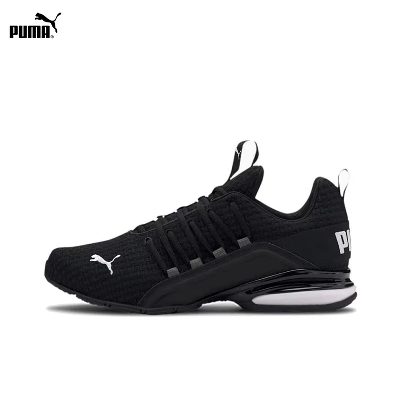 

Original Puma Axelion block Men's Running Shoes Classic Non-Slip Lightweight Low-Top Shock Absorption Black Sneakers 193148