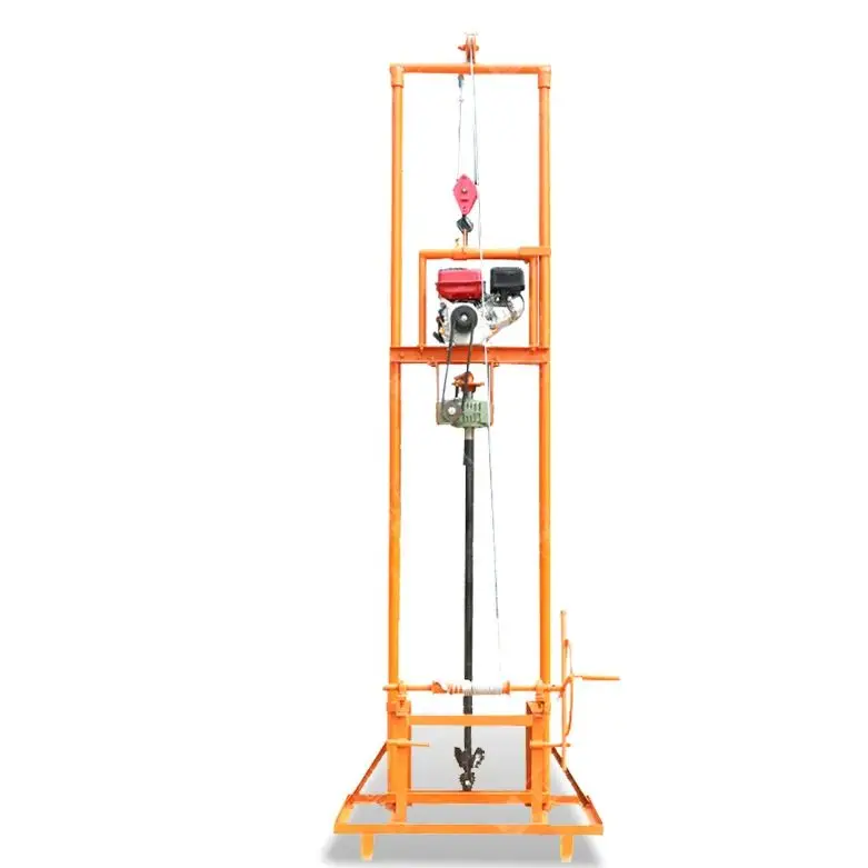 

Небольшая портативная буровая установка для водяных скважин по индивидуальному заказу, ручная бензина для скважин, эффективная, гибкая