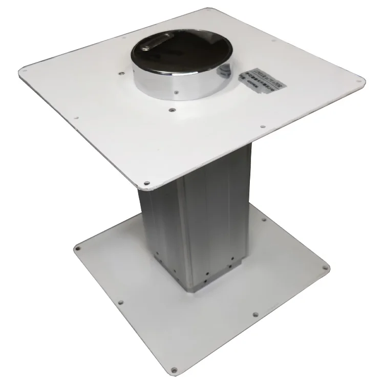 Adjustable Manual Lifting Table Base with Modern Metal Tatami Design Dining/Kitchen/Home Office caravan RV Accessories