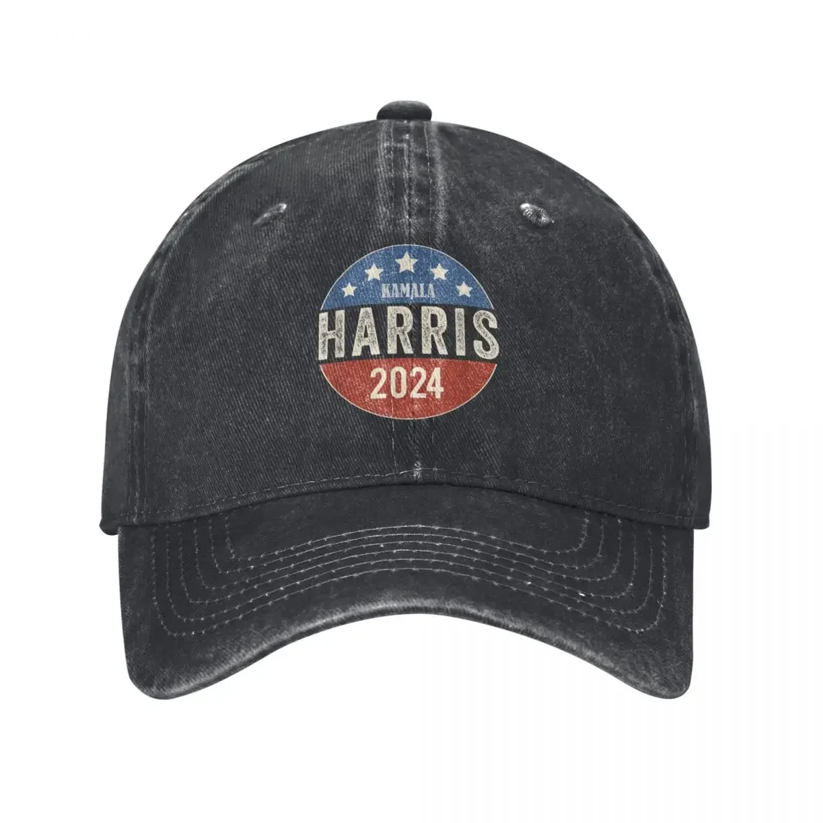 Kamala Harris 2024 Vintage Distressed Washed Casquette Baseball Caps Unisex Y2K Sport Seasons Hats