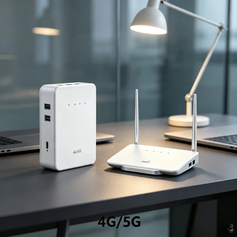 4G WiFi Router 300Mbps Portable Wireless Modem External Antenna SIM Card Slot EU Plug for Home Office Travel Use
