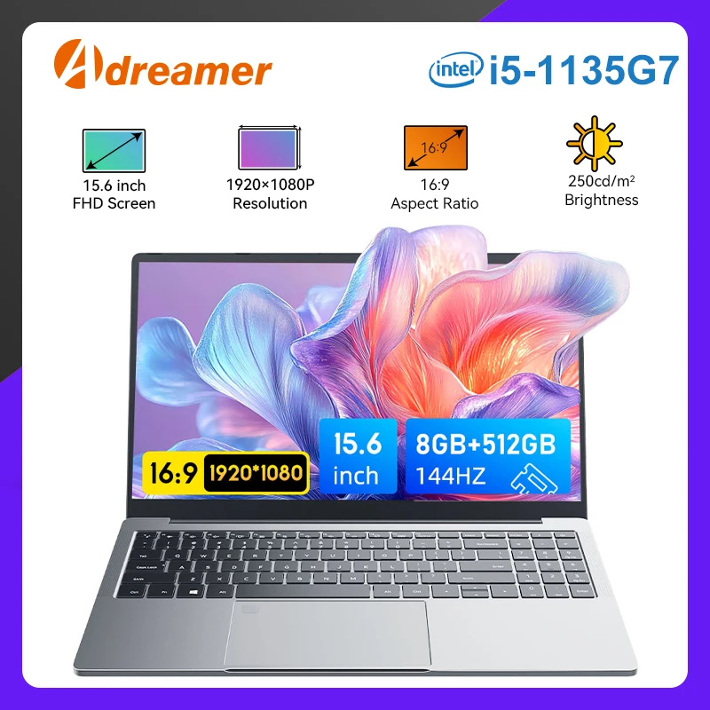 Adreamer 15,6-дюймовый ноутбук