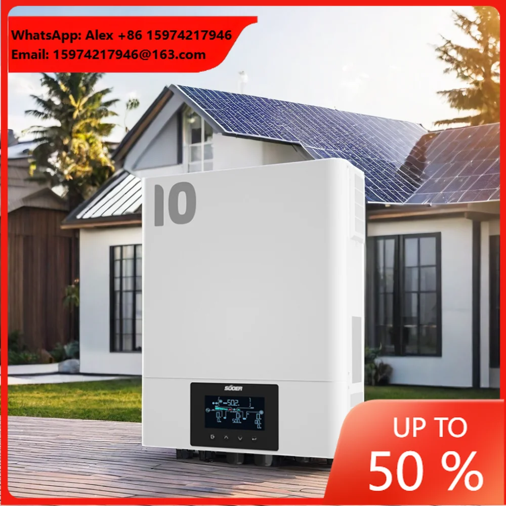 Solar Inverter 6000w Wifi Hybrid Solar Inverters Off Grid 3kw 4.2kw 5kw 6.2kw 10kw 24v 48v Solar Hybrid Inverter Set For Home