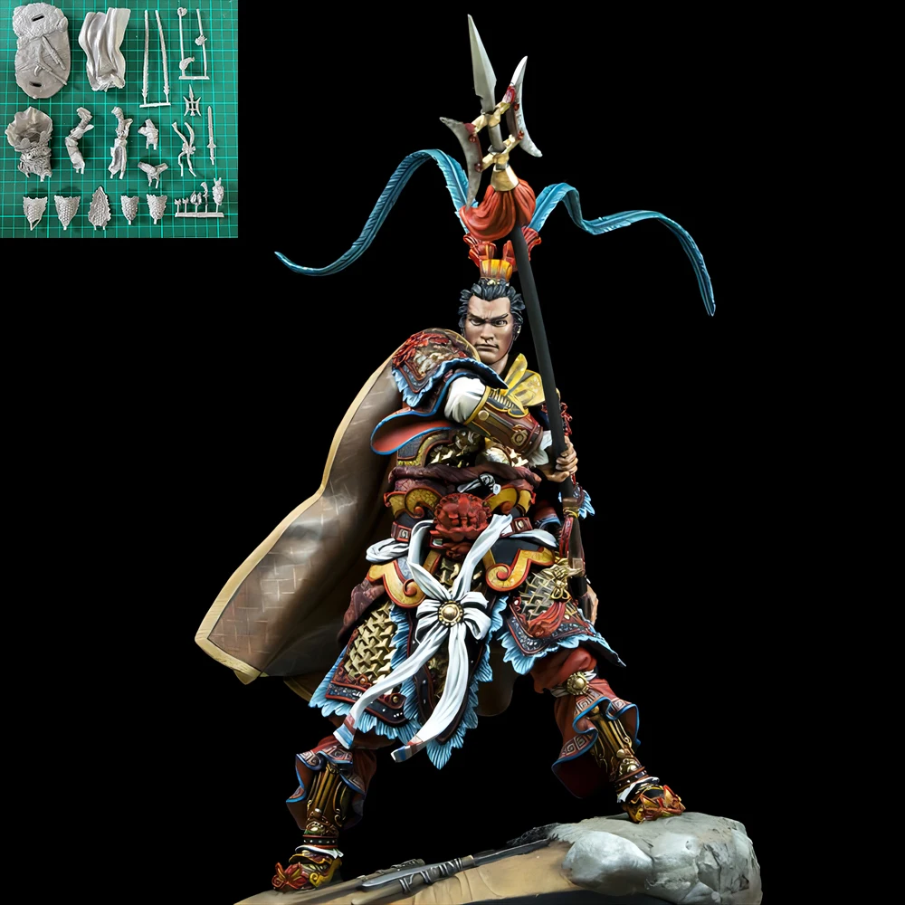 

1/16 resin figure unpainted model kit, Chinese novel character, Lv Bu, unassembled and unpainted GK