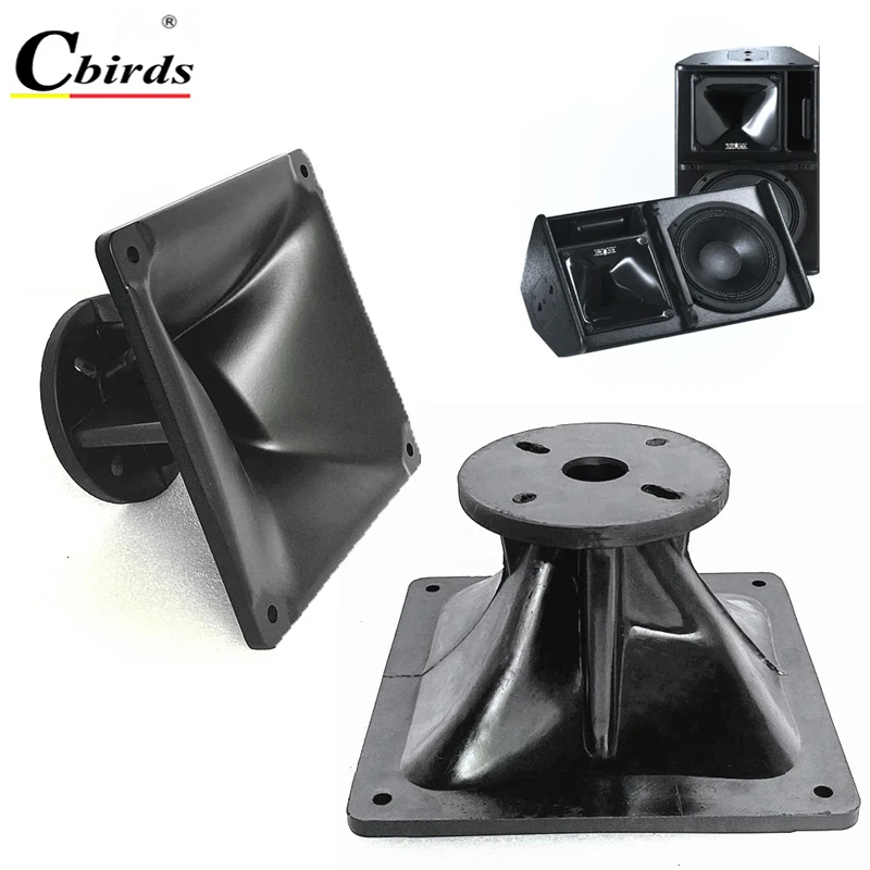 

1pcs Professional Audio With Horn For Full Range Style 155L*155W*86h 1"Throah / 190L*190W*110H 1 Inch Throat