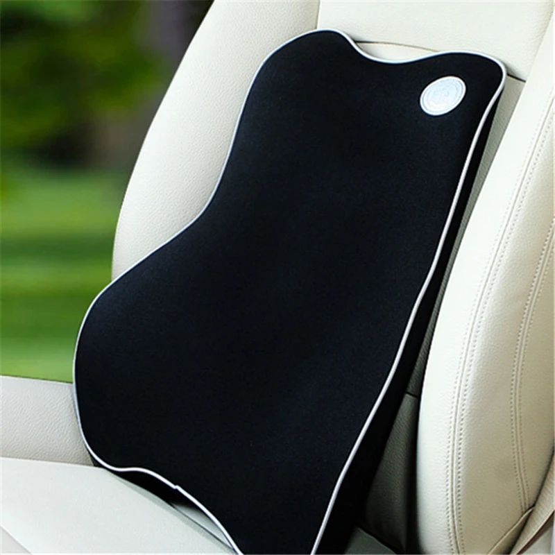 Luxury Waist Backrest Lumbar Support Cushion Auto Seat Travel Relax Head Waist Support For Memory