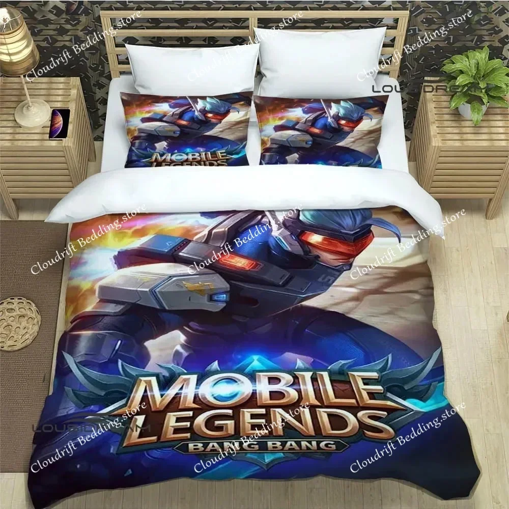 Mobile Legends bang bang Bedding Sets exquisite bed supplies set duvet cover bed comforter set bedding set luxury birthday gift0
