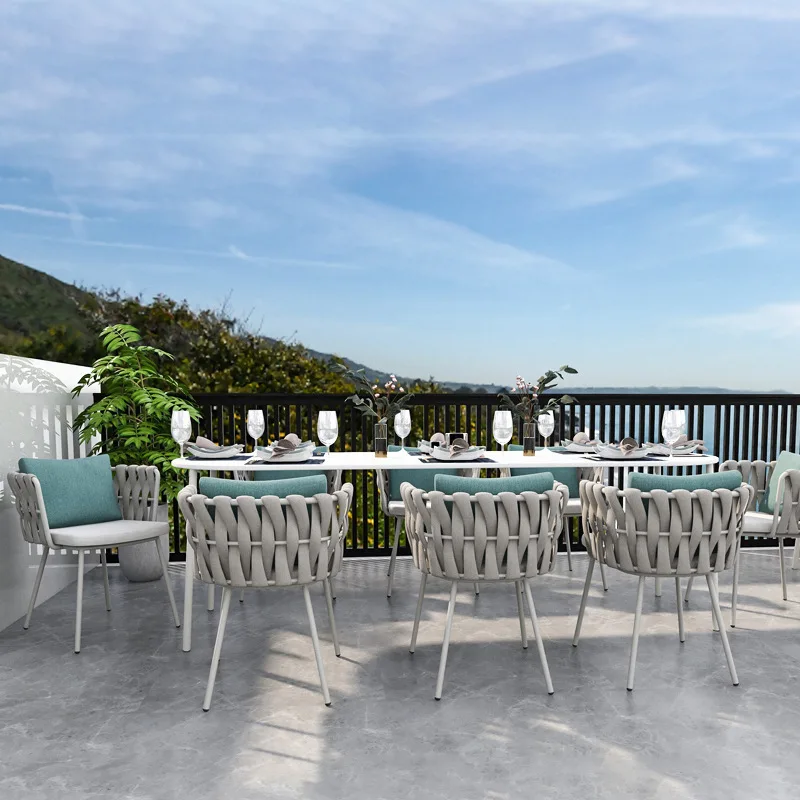 Terrace Sofa French Outdoor Rattan Chair Round Bed Sofa Bed