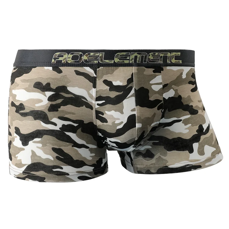 

5PCS Men's briefs, modal boxers, sexy prints, boxers, trendy youth, breathable shorts