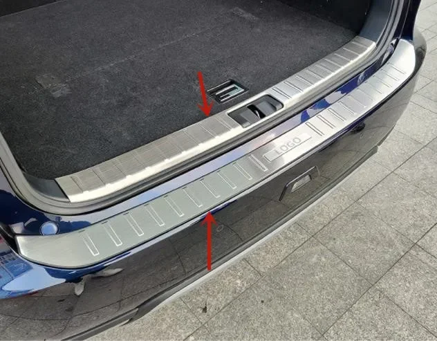 For Lexus RX 300 RX 450h 2016-2021 stainless steel trunk threshold guard plate Welcome pedal Anti-scratch car accessories