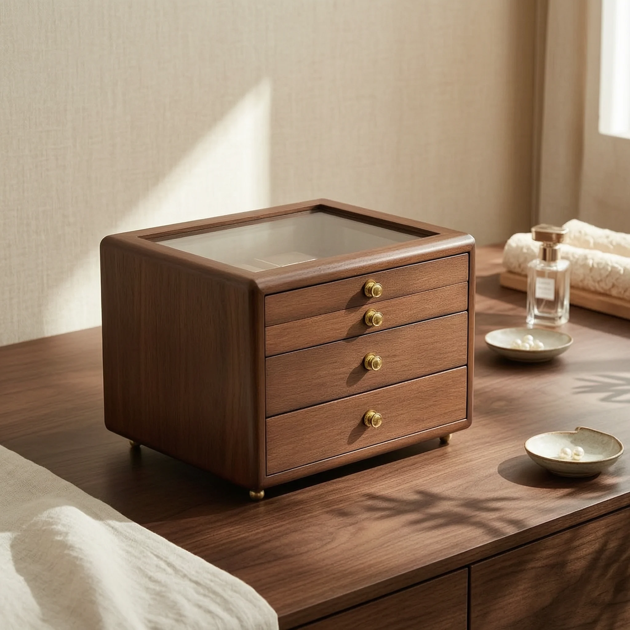 jewelry-storage-box-multi-compartment-jewelry-box-with-glass-lid-accessory-keeper-clear-top-compact-for-women-dresser-vanity
