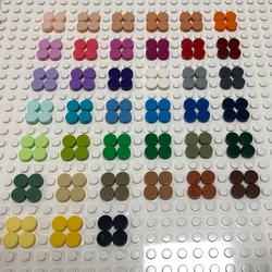 Smartable Tile 1x1 Round Flat Studs 39 Colors Building Block Part Toys For Pixel Art Portrait Mosaic Compatible 98138 880pcs/Lot