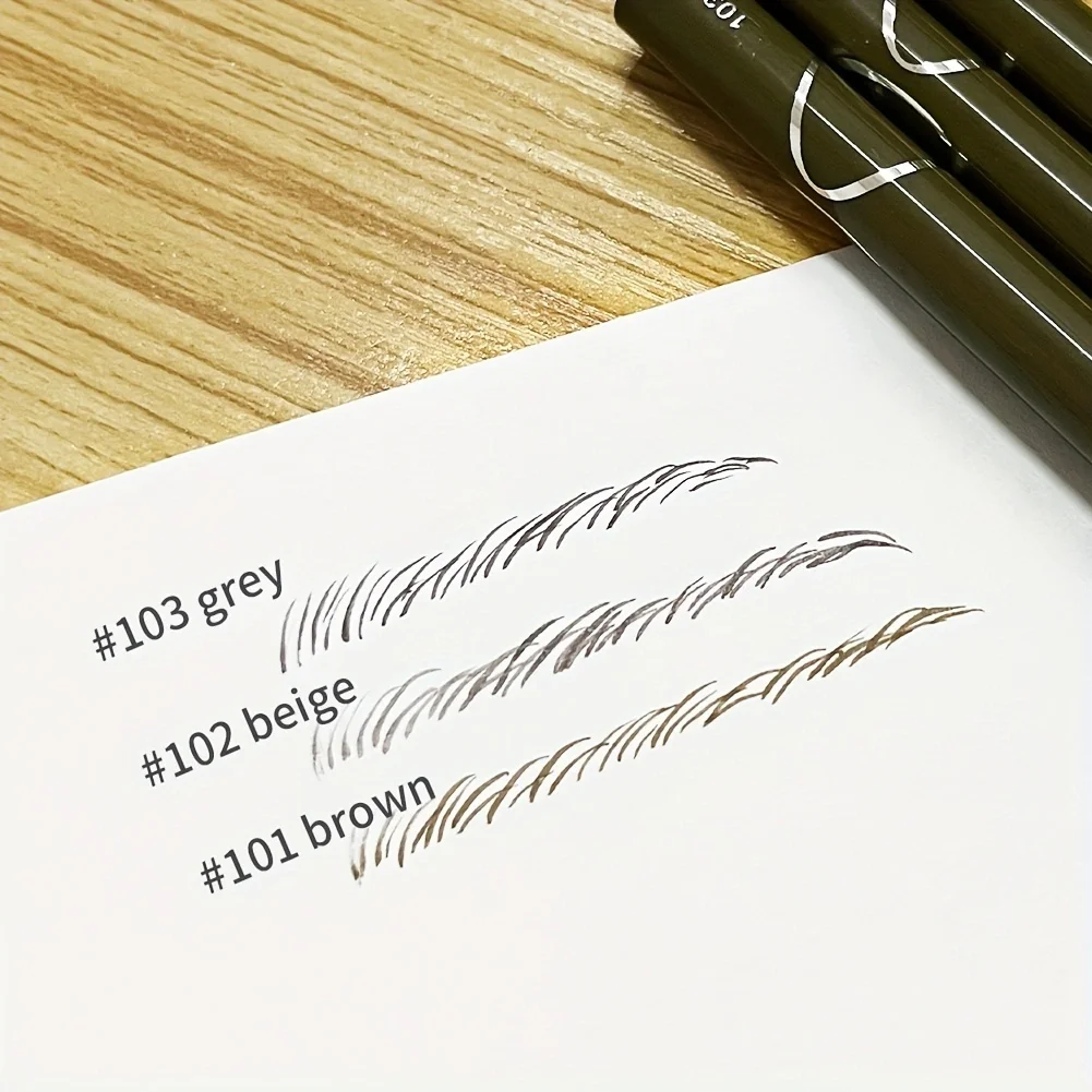 0,008 mm ultrafeiner flüssiger Augenbrauenstift, professioneller wasserdichter und schweißfester Eyeliner in einem langlebigen Augenbrauenstift