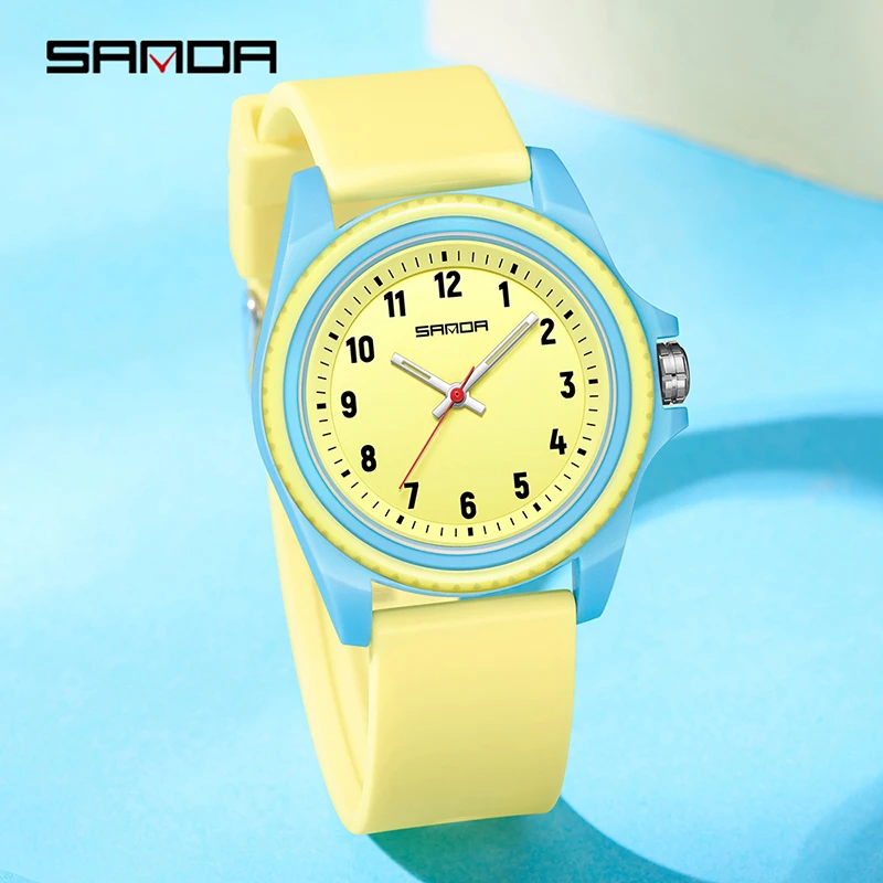 SANDA 3274 Nuovo 2025 Casual Studente Orologio Al Quarzo Semplice Impermeabile Giovani Sport All'aria Aperta Moda Orologio Per Bambini reloj niño