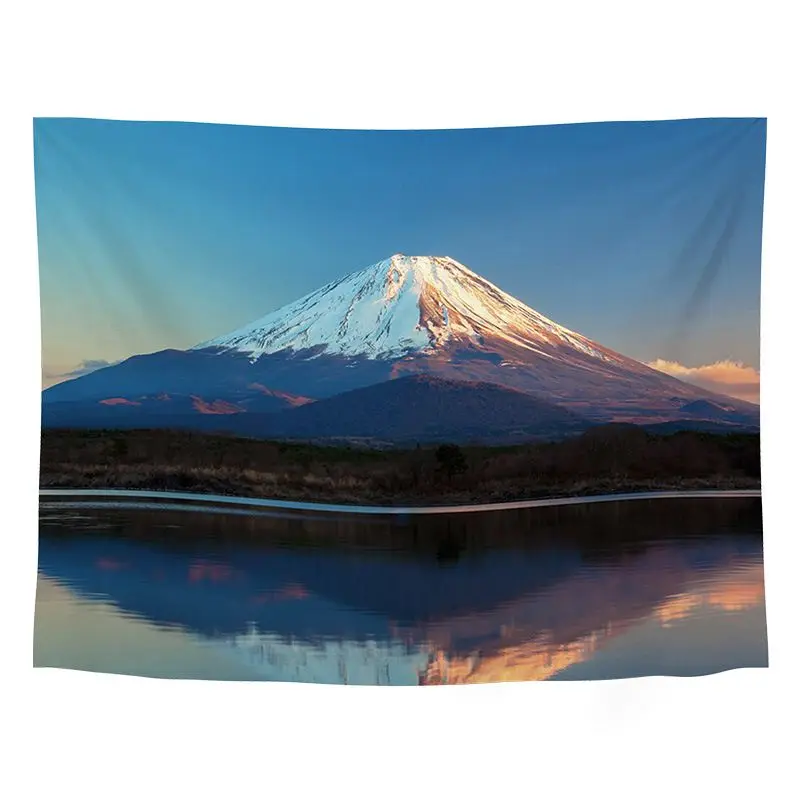 VIKAMA Wilderness Lonely Peak Grassland Landscape Tapestries ins Western Natural Background Cloth Wall Decoration Room Decor
