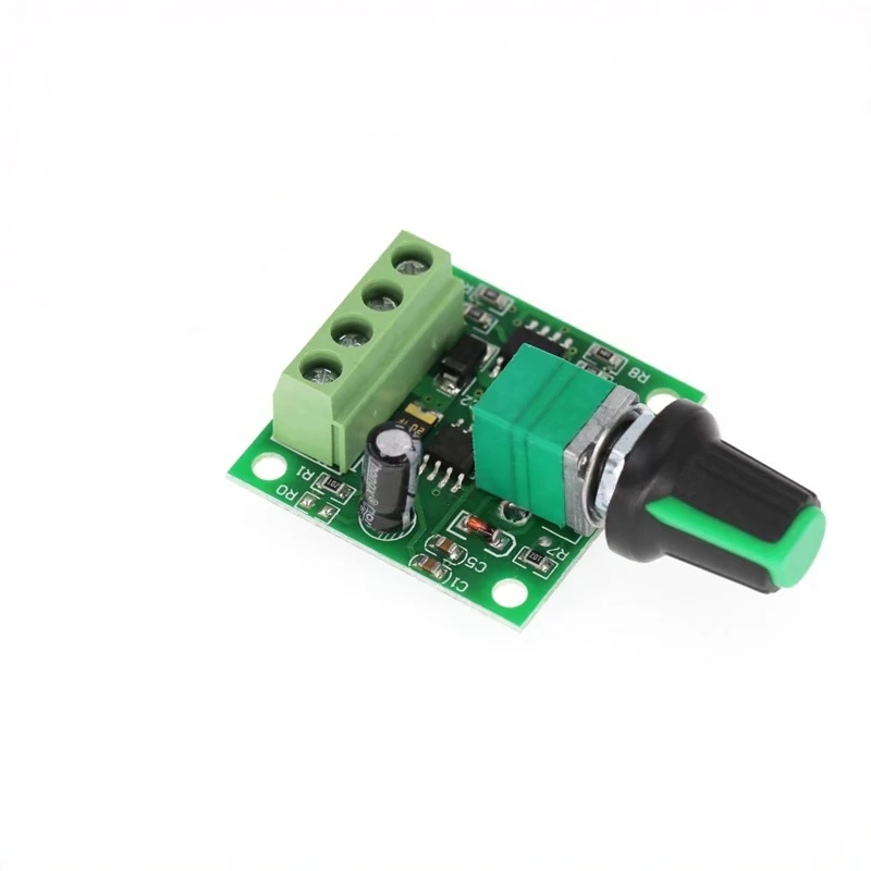 Mini DC PWM Motor Speed Controller 2.2-12V 2A Adjustable Speed Regulator Module - view 4