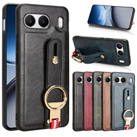 For OnePlus Nord 4 New Anti-Shock Business Leather Wristband Cover Case For One Plus Nord 4 5G CNon-Slip Protective Case