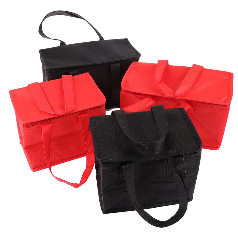 Portable Folding Insulation Picnic Ice Pack Food Thermal Bag Lunch Cooler Bag Drink Carrier Insulated Bags Beer Delivery Bag