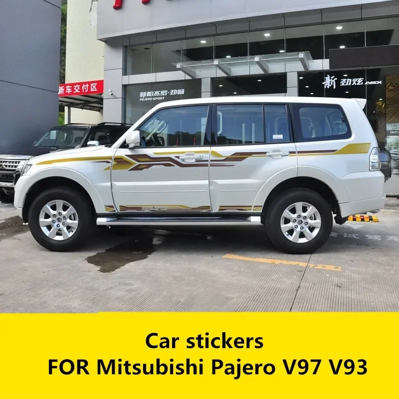 car sticker body personalized custom fashion modified decal film FOR Mitsubishi Pajero V97 V93