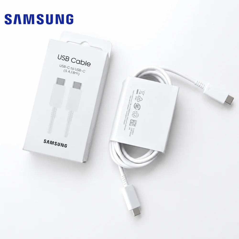 Samsung 3A PD Type C Cable For Galaxy S25 S24 FE S23 Ultra 45W Super Fast Charging A52 A53 A54 F55 F53 25W 15W USB Type C Cable