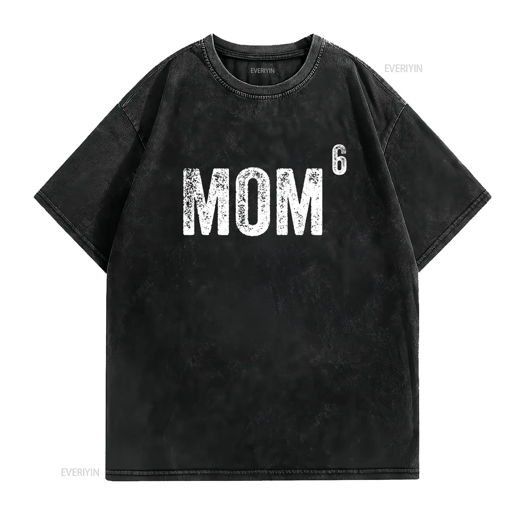 Mom of 6 T Shirt Life Motherhood Mothers Day to the Sixth Mother's Mama Mommy vintage Washed Slightly designer clothes Soft