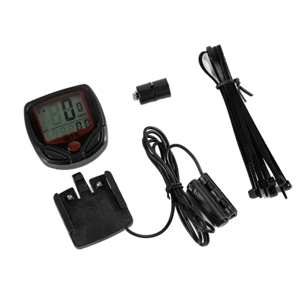 AliExpress NONE Waterproof Wired Bike Computer Speedometer Odometer Digital Cycling Stopwatch MTB Road Bicycle Speed Counter Ride Accessories