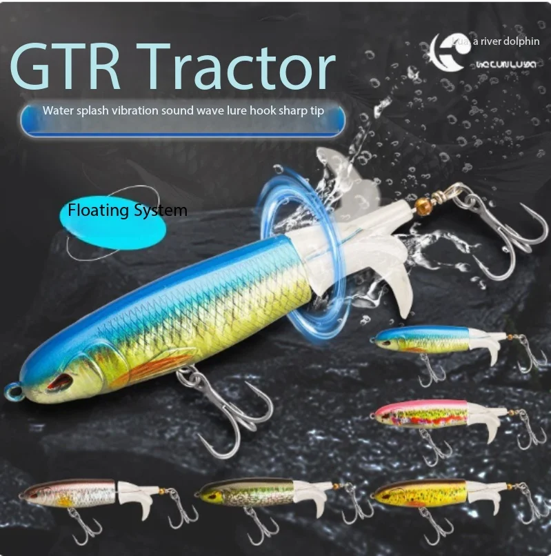 

Topwater Floating Propeller Pencil Lures Long Cast Multi Color Baits For Bass Pike Snakehead Freshwater Saltwater Fishing