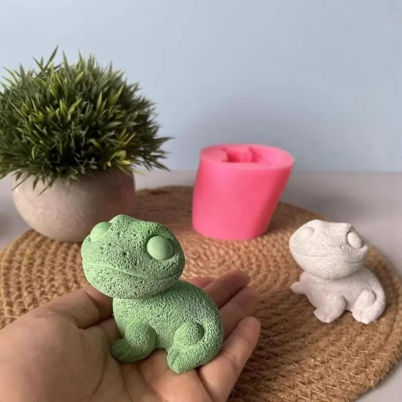 E8BD سيليكون قوالب السحالي الصغيرة شمعة قوالب اليدوية زخرفة قوالب الايبوكسي الراتنج قوالب اللدائن قوالب لصنع الشموع