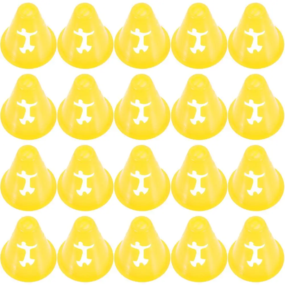 20 Pcs Soccer Mini Cones Football Traffic Practice Athletic or Sports for Drills