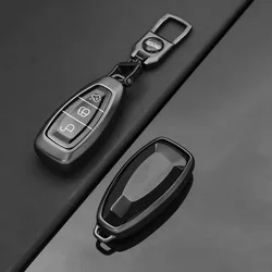 TPU Car Remote Key Case Cover Shell Fob for Ford Focus 3 4 ST Fiesta Fusion Kuga Ecosport Mondeo MK3 MK4 Protect Accessories