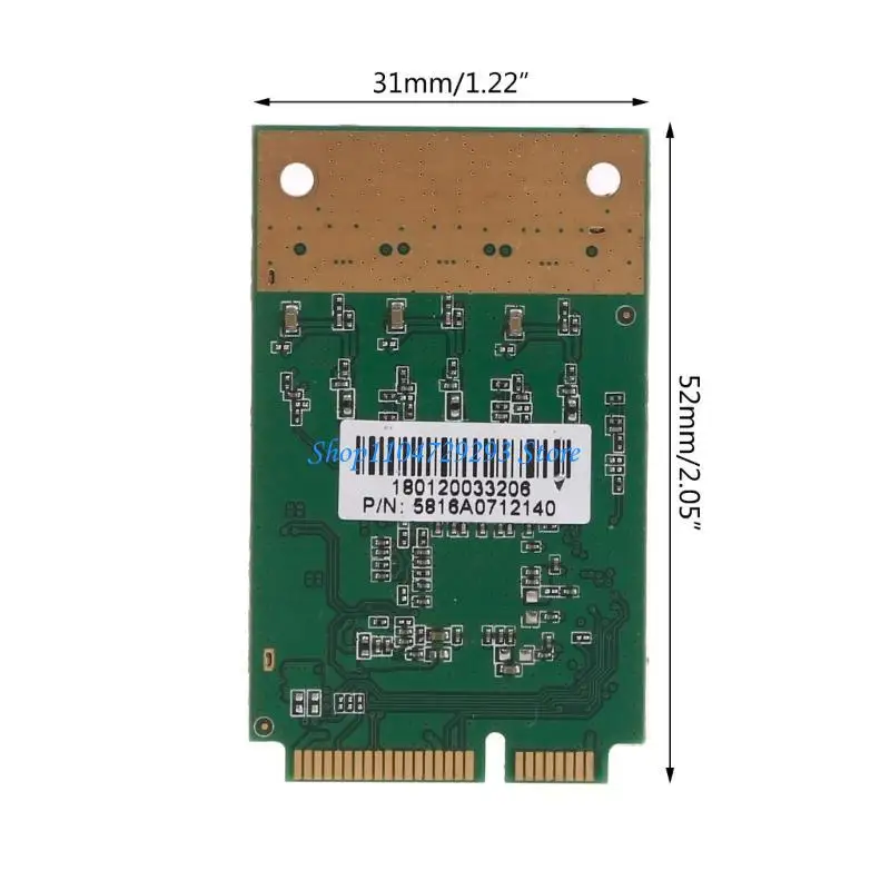 Y2GD QCA9880 802.11ac/n/b/g 3x3 mimo/pCi-Express بطاقة صغيرة بالحجم الكامل للموجه