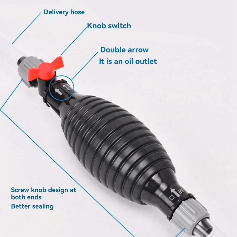 Durable-Multifunction Liquid Sucker Pump, Manual Fuel Transfer Pump Siphone Hose Portable Siphon Pump For (2M)