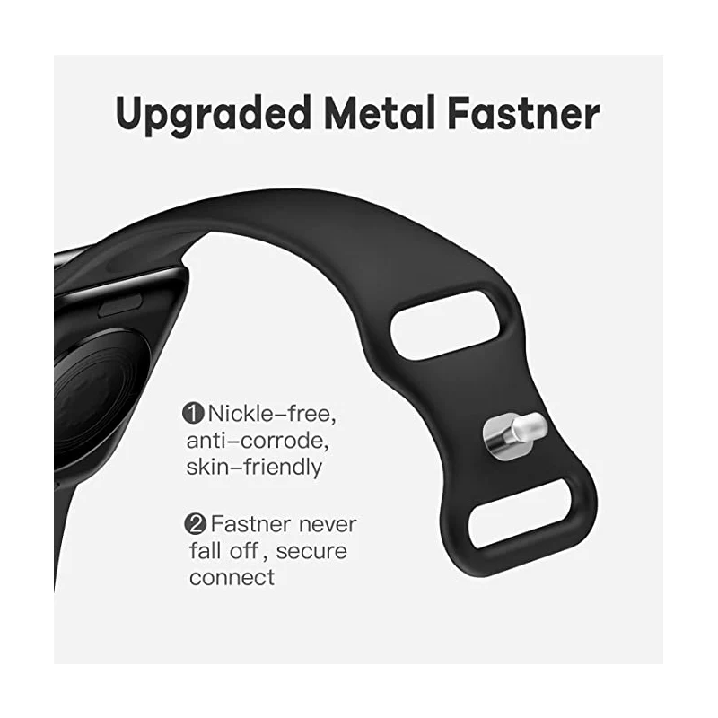 다채로운 소프트 실리콘 시계 스트랩 밴드, 애플 시리즈 7, 6, 5, 4, 3, 스마트 워치 팔찌