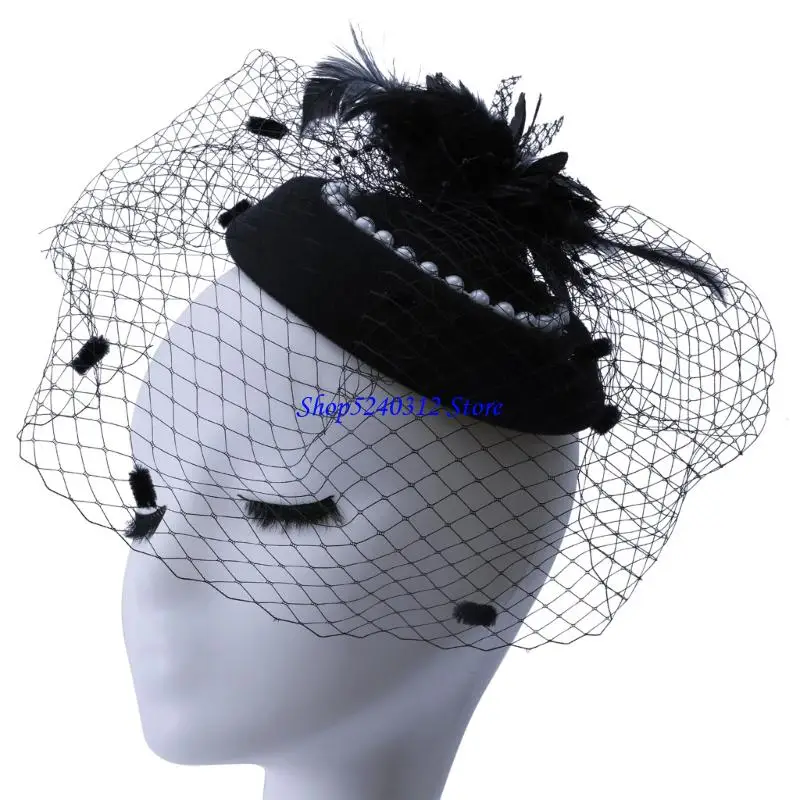 

634C дышащая шпилька сетки для чувствительной кожи безопасная конструкция рукоятки элегантный головной убор для свадебного