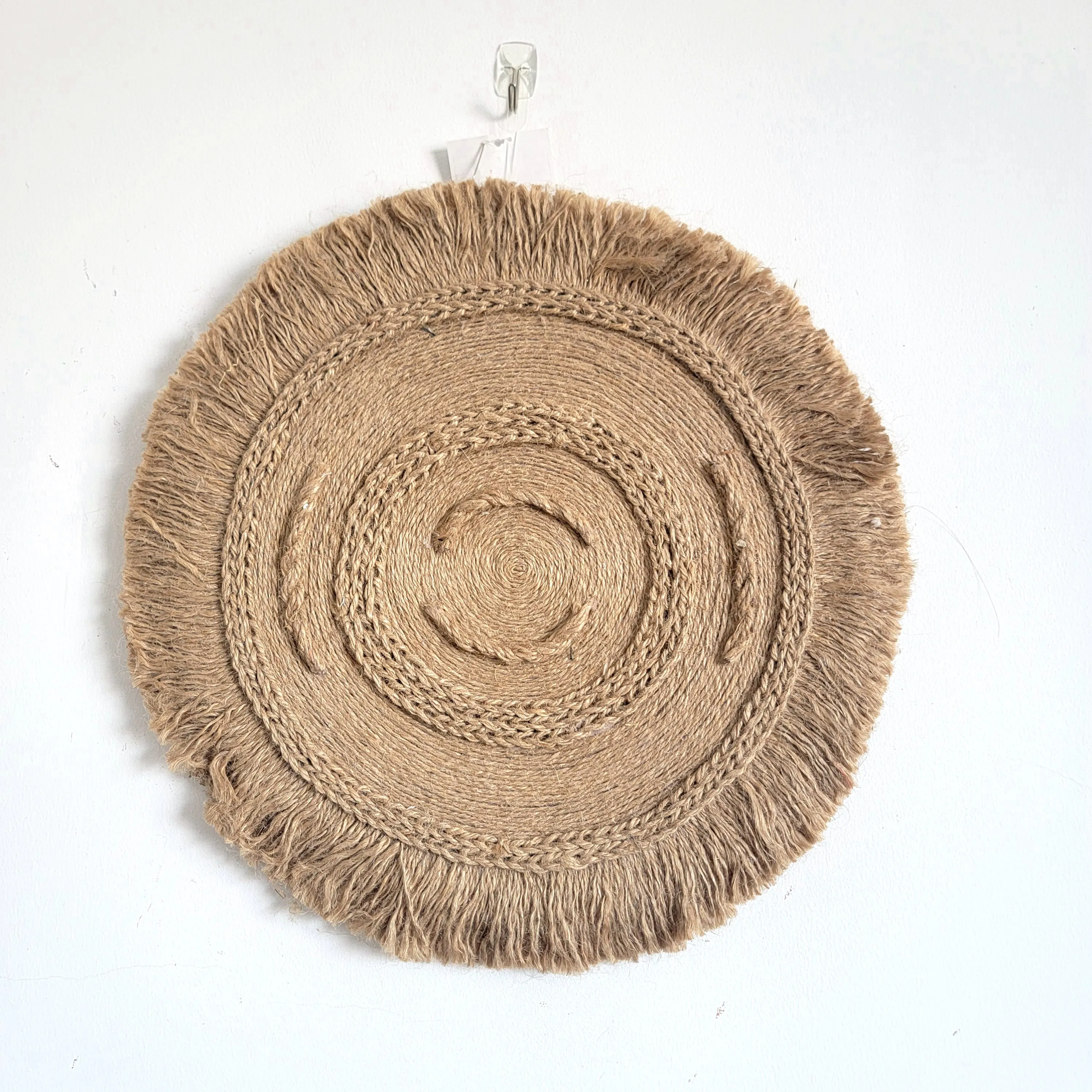 

HOME DECOR-HEMP ROPE HANGER-WEAVING HANGER-D39CM-BOHO STYLE