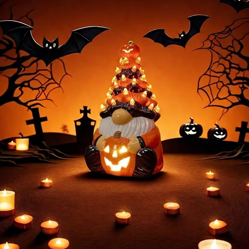 Halloween Dwarf Decoration  Light Dwarf Lamp Halloween Decorations  Indoor Outdoor Decorations Halloween Dwarf Pumpkin Lantern