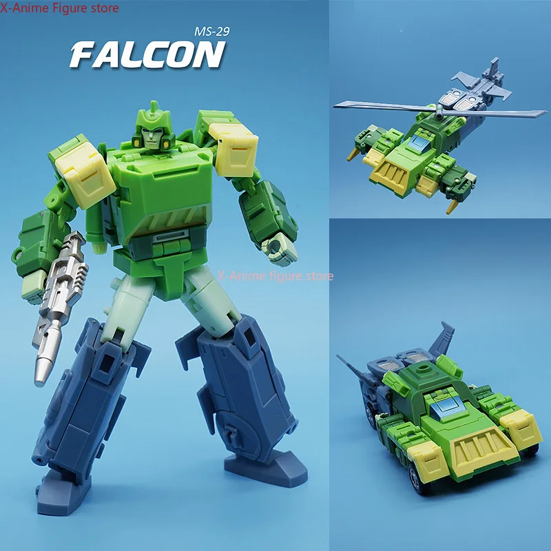 在庫変換おもちゃ MFT メカニックおもちゃ MS-29 MS29 スプリンガーファルコン 3 チェンジャーミニスケールアクションフィギュア変形可能なモデル