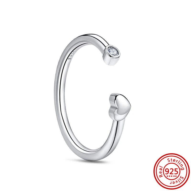 Women's Spinner Ring Luxury Four Clover Flower Rings For Man Gold Color Anti-stress Anxiety Fidget Ring 925 Silver Jewelry Gift