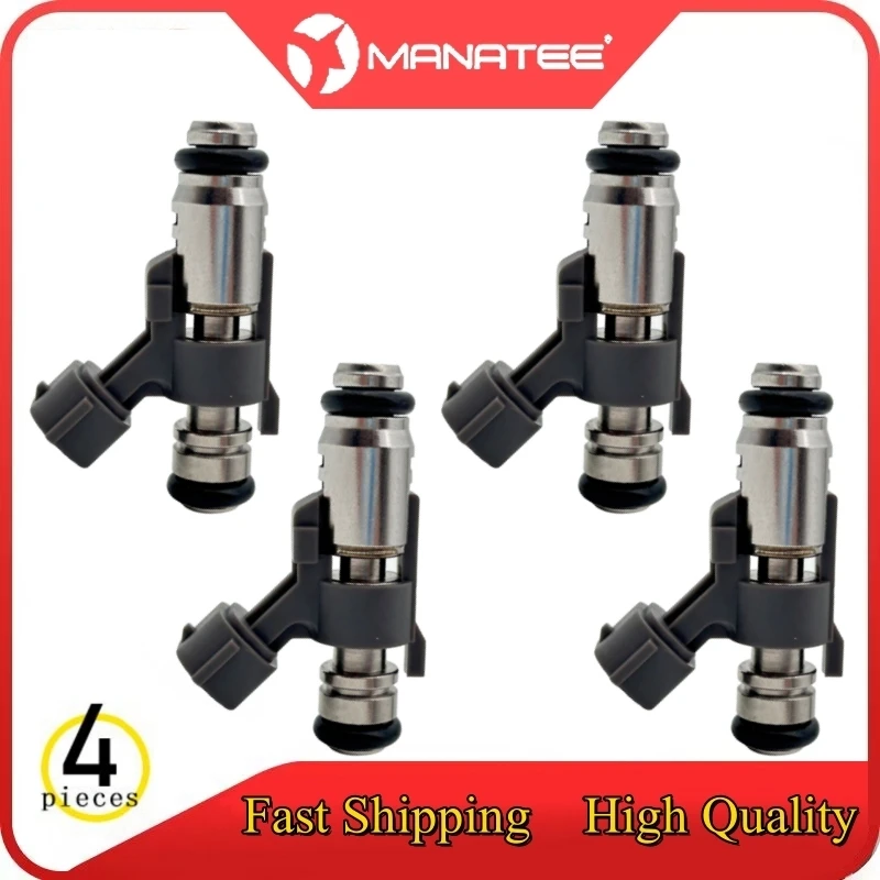 

4PCS C​ar Fuel Injector IPM012 For CITROEN C3 I 2003-2010 /C4 2004-2011 PEUGEOT 207 2006-2013 307 2003-2007 1.4 16V 9648148580
