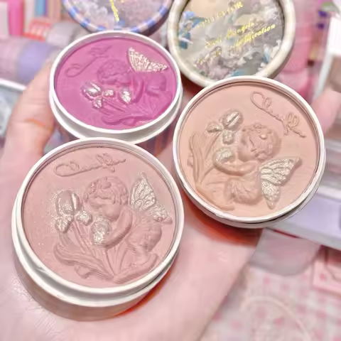 Colorrose Blush Makeup Angel Relief Blusher Palette Matte Mineral Powder Contour &amp; Highlight Face for a Shimmery or Matte Finish