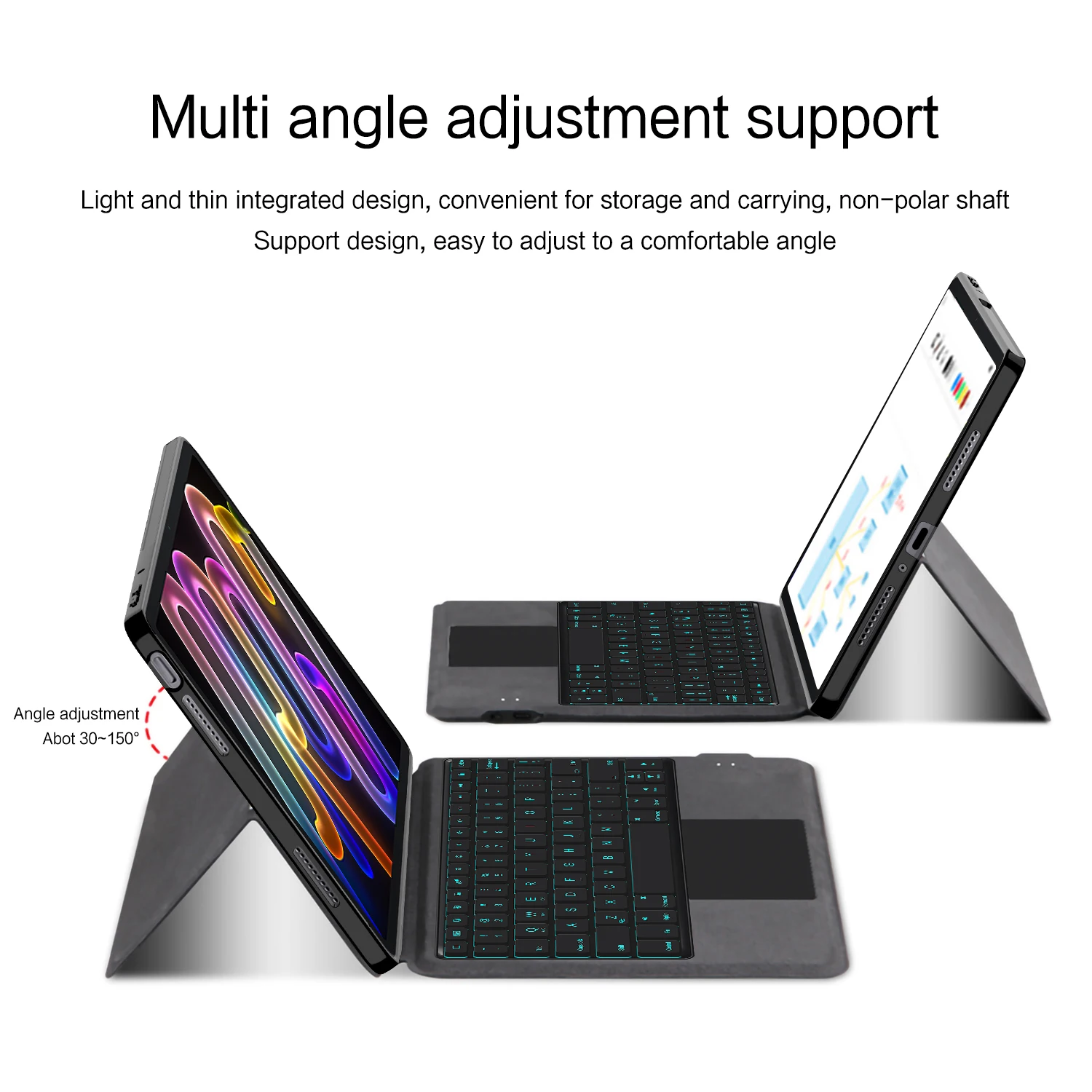 Keyboard Case For 2025 Lenovo Xiaoxin Pad Pro GT TB710FU 11.1 inch Tablet Case Magic Smart Keyboard Cover TouchPad Backlight
